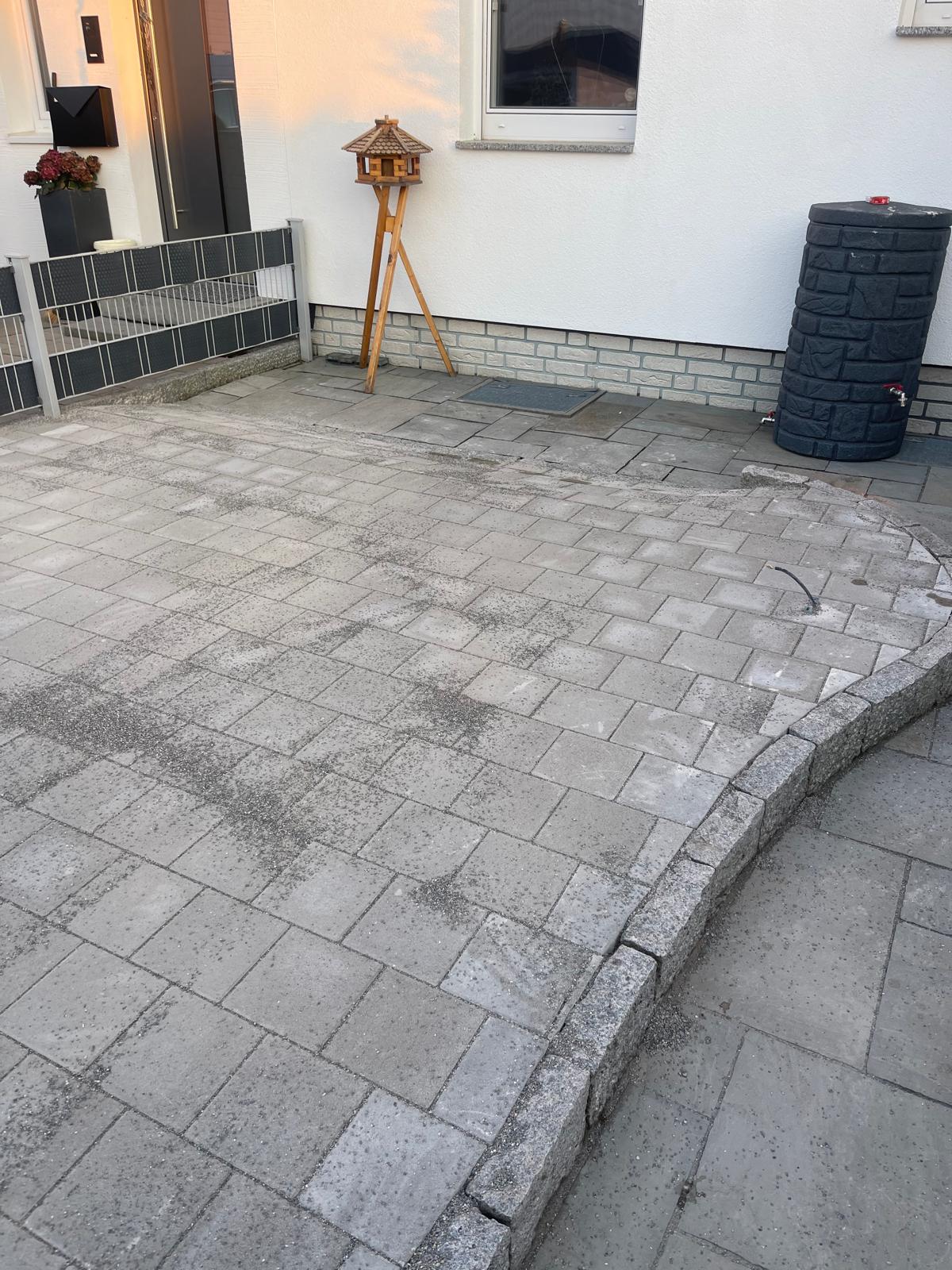 Pflasterarbeiten Einfahrt