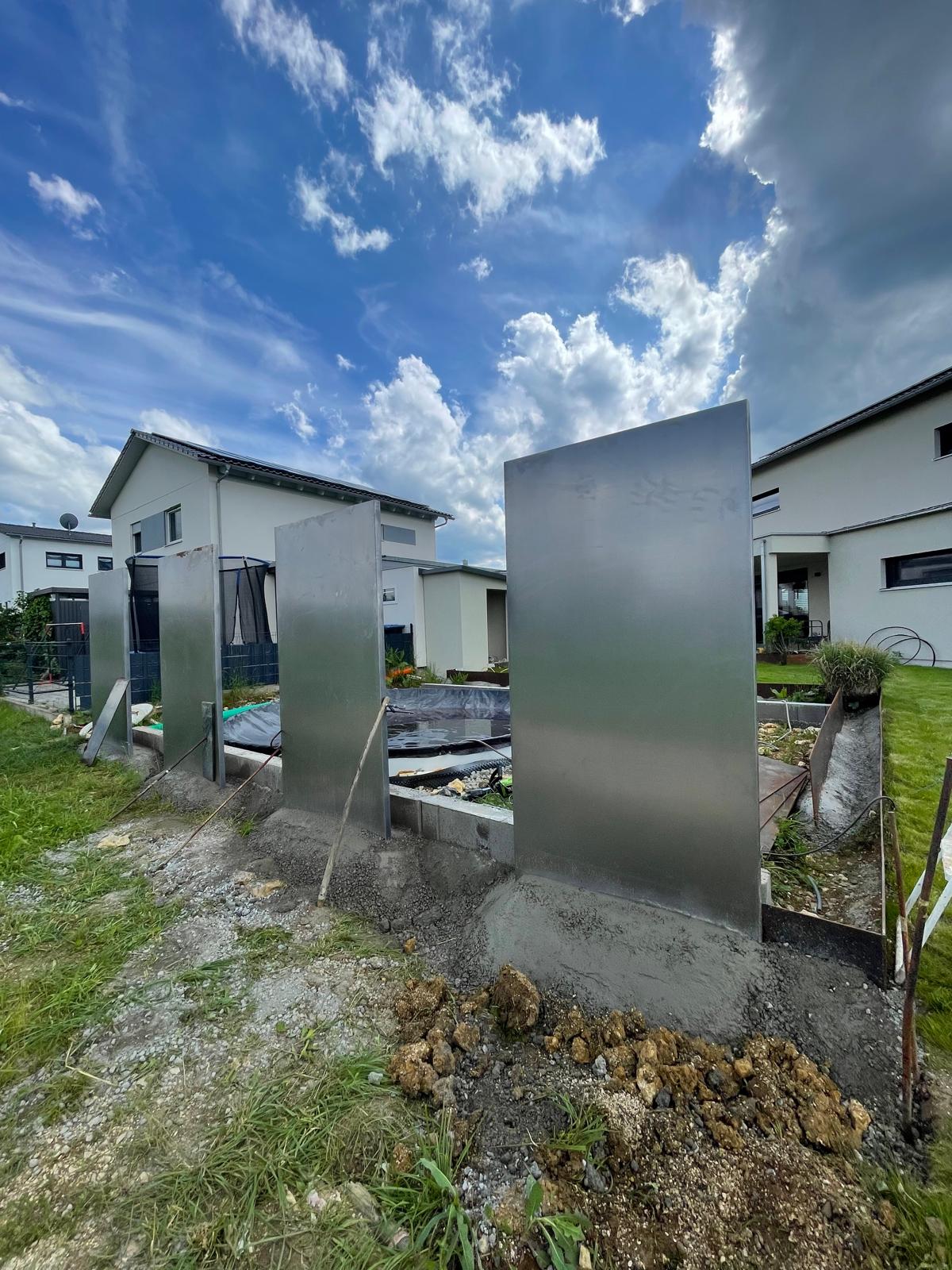 Metall Sichtschutz Garten Außenanlage